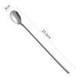 thumbnail image 7 of Cheers.US 6 Pcs/Set Bar Spoon Stainless Steel Mixing Spoon Spiral Pattern Long Handle Cocktail Spoon Pitcher Spoon for Layering, Blending, Stirring all Liquids-9.25", 7 of 7