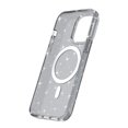 thumbnail image 6 of for iPhone 14 Pro Max Magnetic Case [Compatible with Magsafe], Clear Glitter Full Body Protective Cover Slim TPU Transparent Shockproof Bling Phone Case for iPhone 14 Pro Max 6.7", Gray, 6 of 7