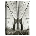thumbnail image 2 of Masterpiece Art Gallery Vintage Brooklyn Bridge by Danita Delimont Canvas Art Print 24" x 36", 2 of 2