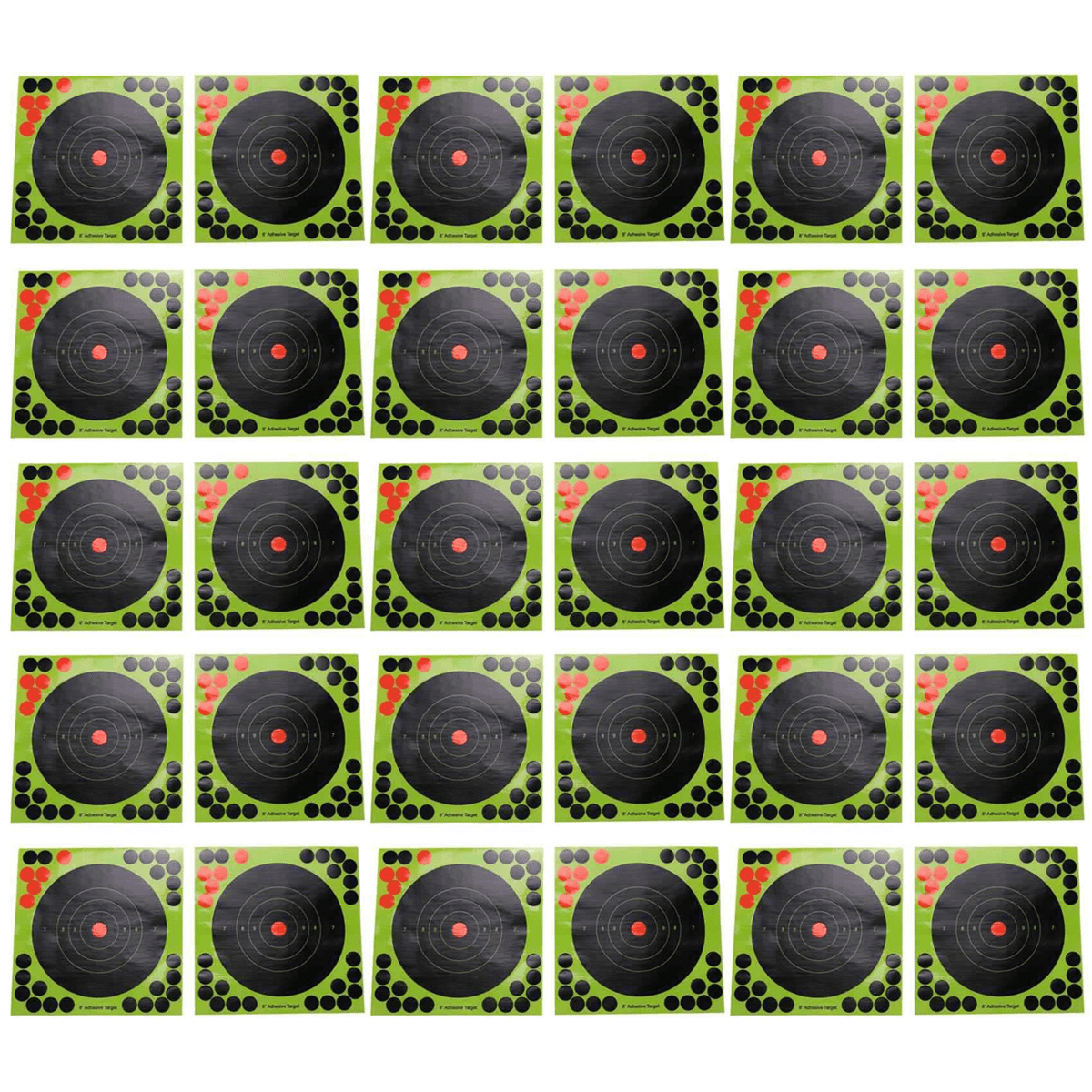 200Pcs/Set Hunting Targets 8x8 Inch Self Adhesive Paper Reactive Splatter Targets Stickers