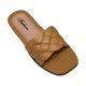 thumbnail image 2 of Sandalias deslizantes para mujer, diapositivas de moda para interiores y exteriores, elegantes sin cordones en cuero suave 36 37, 2 of 8