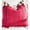 Dark Red, variant on Colorful Throw Pillow With Fringe | Multiple Colors