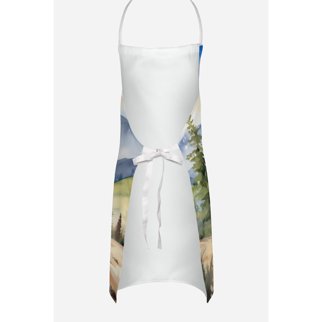 Alaskan Klee Kai Cowboy Welcome Apron 27 in x 30 in