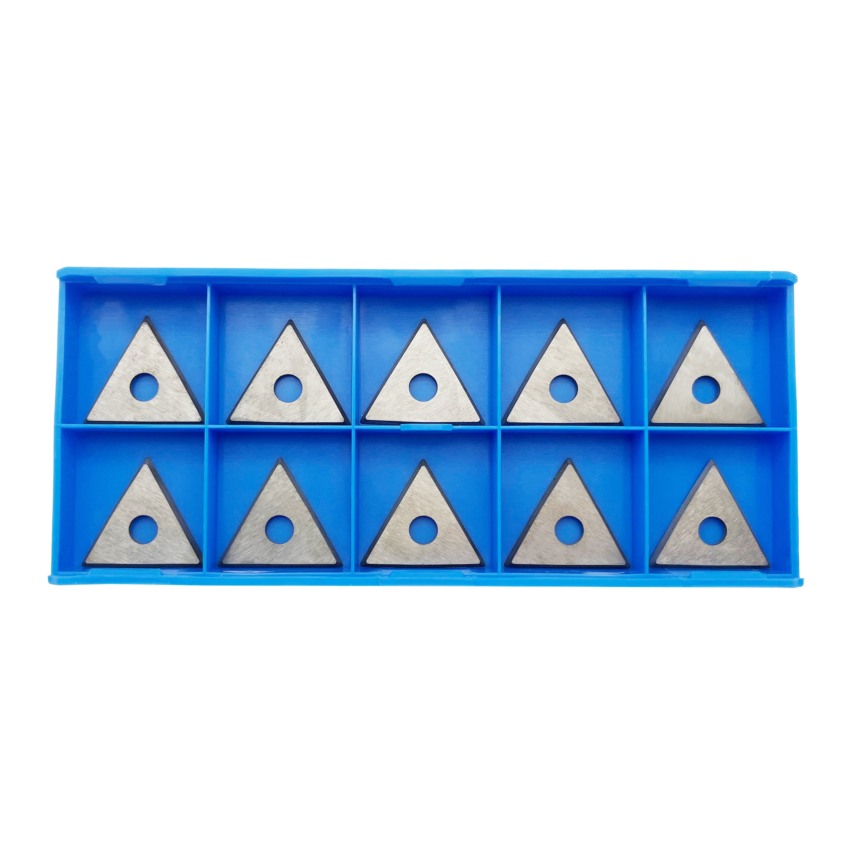 Paint Scraper Carbide Blades Double-Edged Reversible Replacement Blade (1" Triple-Edge Triangle)