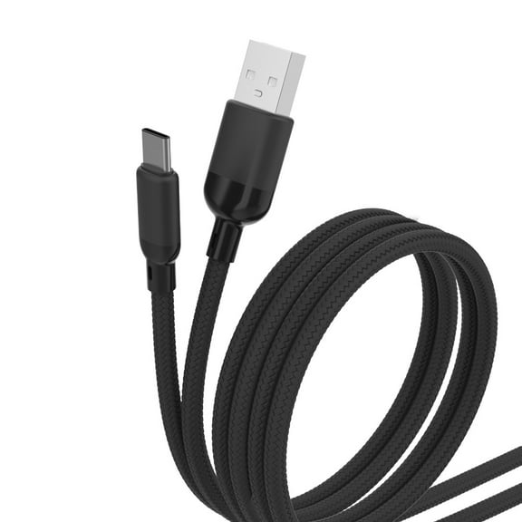 10ft Braided Type-C to USB Cable Black