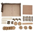 thumbnail image 3 of Hamster Wood Playground System, Environmental Safe Activity Hamster Living Climbing System  For Small Pets, 3 of 8