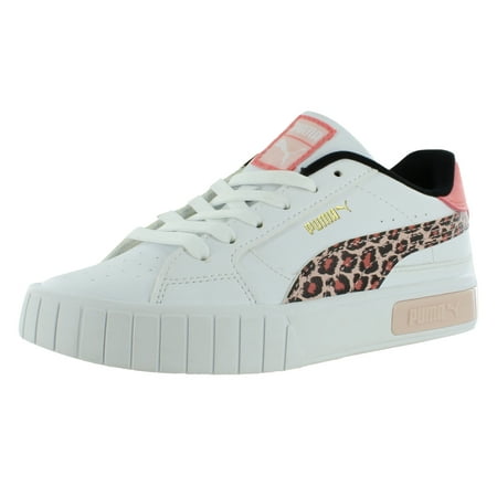Puma Cali Star Wild PS Girls Shoes Size 1.5, Color: Puma White/Carnation Pink