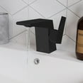 thumbnail image 6 of Carre Single Hole, Single-Handle, Bathroom Faucet in Matte Black, 6 of 12