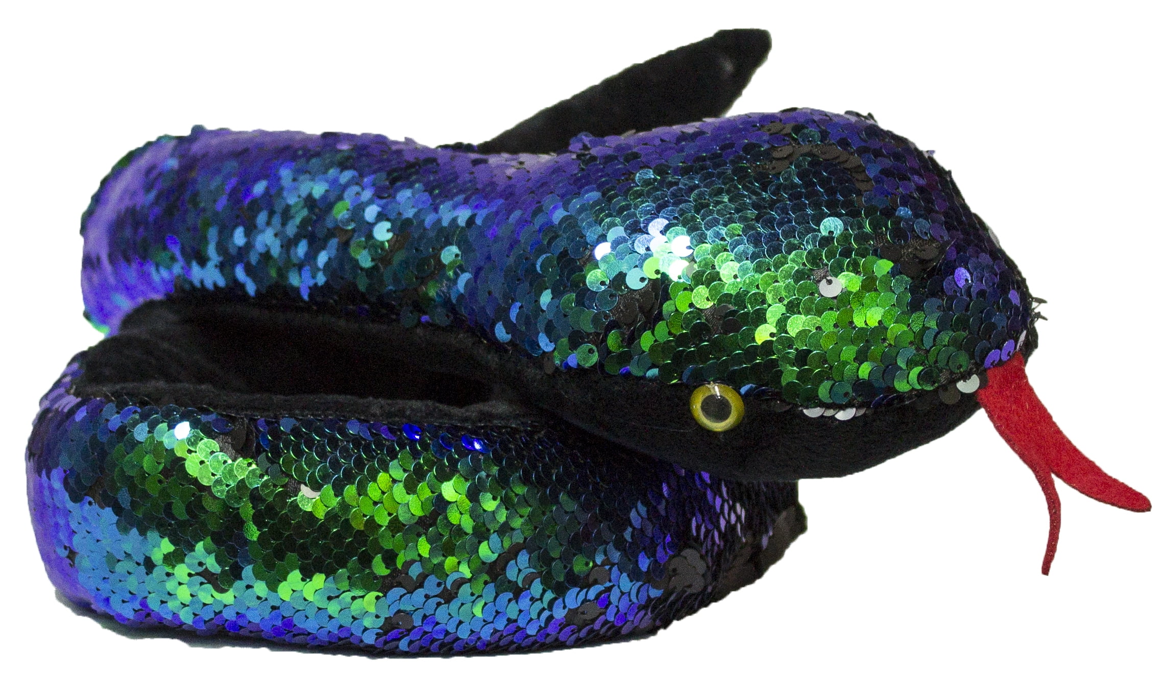 sequin stuffed snake