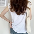thumbnail image 6 of Women Summer Korean Y2K T-Shirt Loos Tee Tank Sleeveless Leisure Vest Sport Tops, 6 of 11