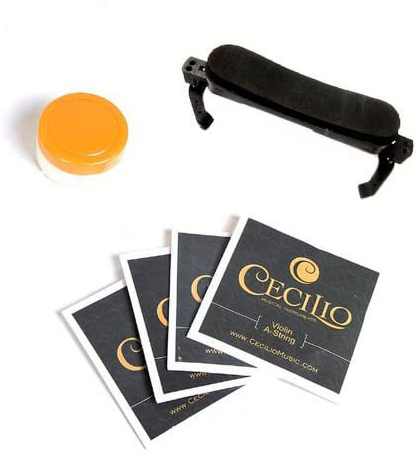 Mendini By Cecilio 1/2 Size Beginner Violin Kit W/ Hard Case, Bow & Rosin (Antique Finish)