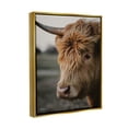thumbnail image 4 of Stupell Industries Cattle Gazing Portrait Animals & Insects Photography Gold Floater Framed Art Print Wall Art, 25 x 31, 4 of 10