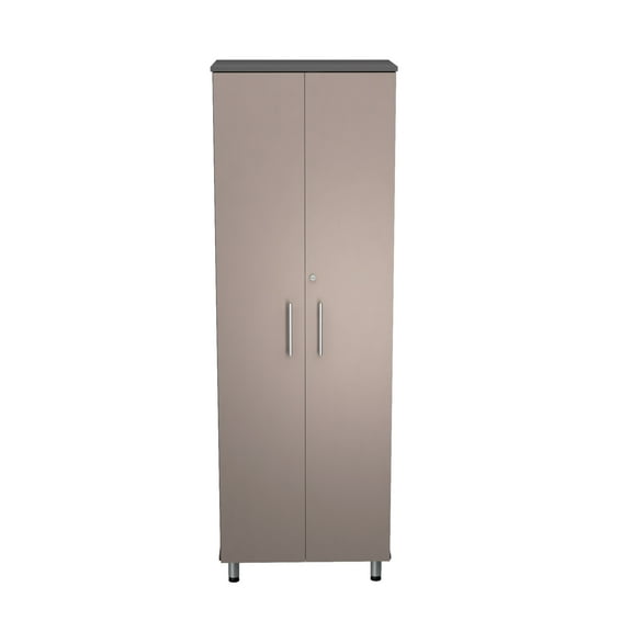 Inval America Maestrik 2-Door Engineered Wood Storage Garage Cabinet in Taupe