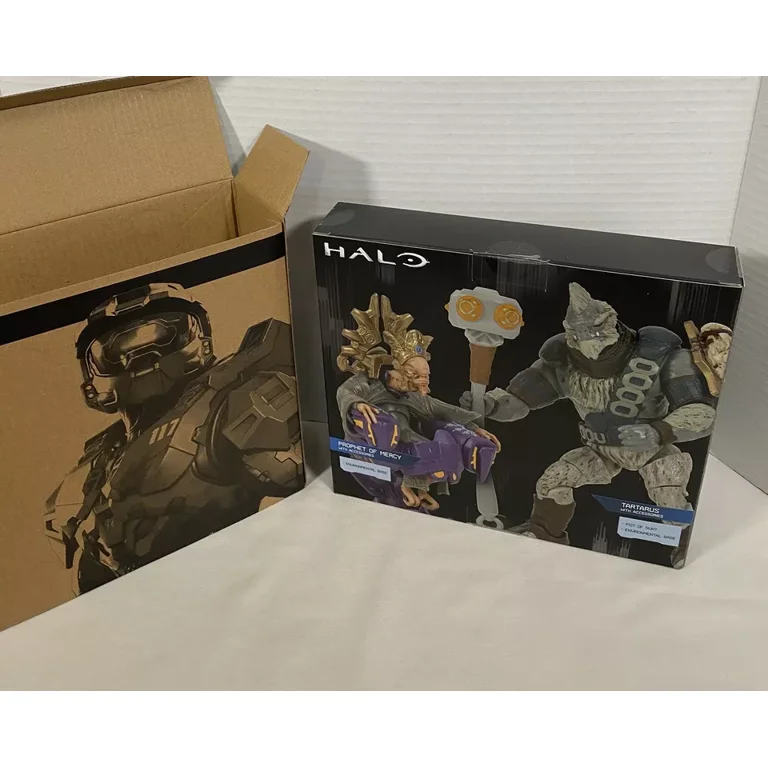 38.未開封★tim howard★prostars★フィギュア Jazwares Halo World of Halo Vault Tartarus and Prophet of Mercy 2
