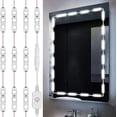 thumbnail image 1 of Luces LED para espejo de tocador, luz de maquillaje estilo Hollywood, tira de luces regulables, espejo no incluido", 1 of 5