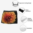 thumbnail image 6 of Fotbe Orange Dalia Men’s Total Support Pouch Boxer Briefs, X-Temp Cooling, Moisture-Wicking Underwear, Regular, Long-leg and Trunk-Small, 6 of 9