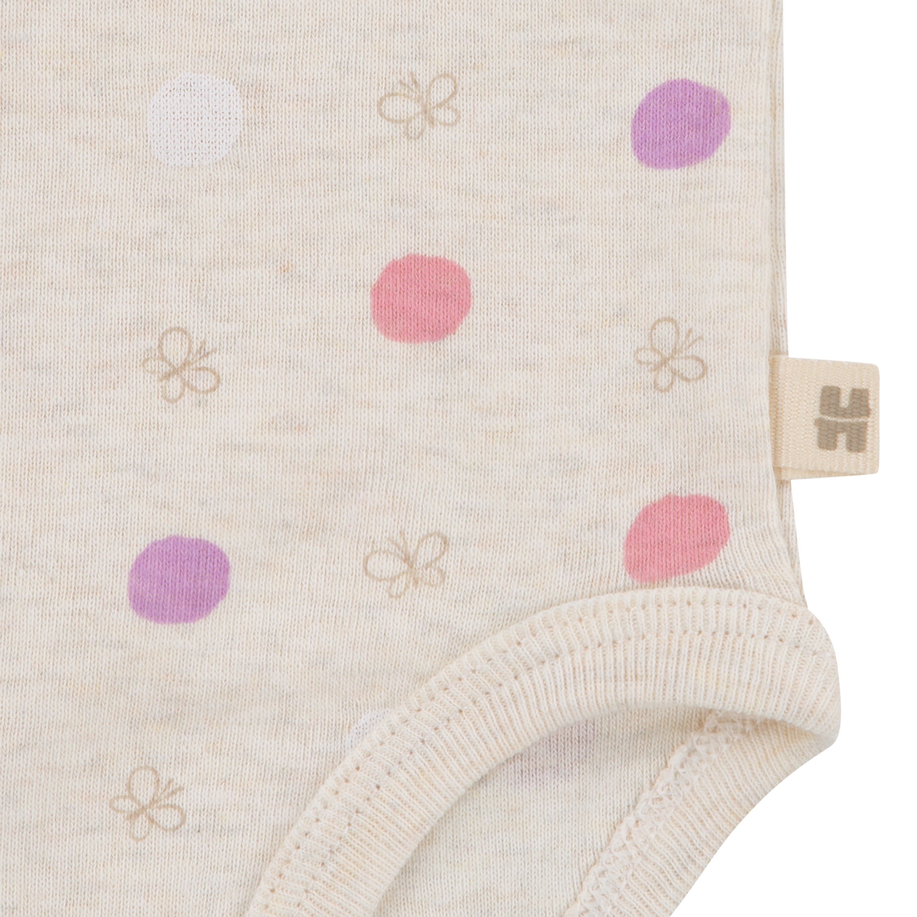 Huggies Baby Girls Butterfly 2pc Organic Cotton Bodysuit and Pant Set, Sizes NB-24M