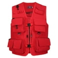 thumbnail image 1 of JARUSITE Fishing Photography Vest Summer Multi Pockets Mesh Jackets Quick Dry Waistcoat, 1 of 7