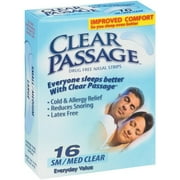 Aso Clear Passage Nasal Strips, 16 ea