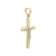 thumbnail image 2 of Dije Cristo Tubular 2.1 cm por 2.5 mm Oro Sólido 14k, 2 of 6