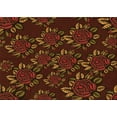 thumbnail image 1 of Ahgly Company Indoor Rectangle Patterned Mahogany Brown Area Rugs, 5' x 7', 1 of 6