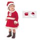 thumbnail image 1 of Kids Baby Girls Santa Clause Christmas Tree Costume Dress Set Green Elf Outfits Children Xmas Cosplay Carnival Festival Clothes, 1 of 4