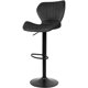 thumbnail image 4 of Juego de 4 Taburete de Bar, Taburete de cocina Giratorio en 360° con Respaldo Terciopelo - Negro esquí esquí Gafas de esquí, 4 of 5