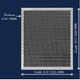thumbnail image 2 of 97007696 Range Hood Filter 41F Stove Vent Hood Filters for Kitchen Range Hood Filter Replacement Grease Mesh Charcoal Carbon Oven Vent Hood Filters by Size 10.5" x 8.75", 2 of 5