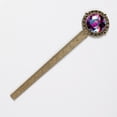thumbnail image 2 of Rainbow Unicorns Book Accessories: Lace Bookmark in Antique Bronze - a Gift for Book Lovers and Readers, 2 of 5