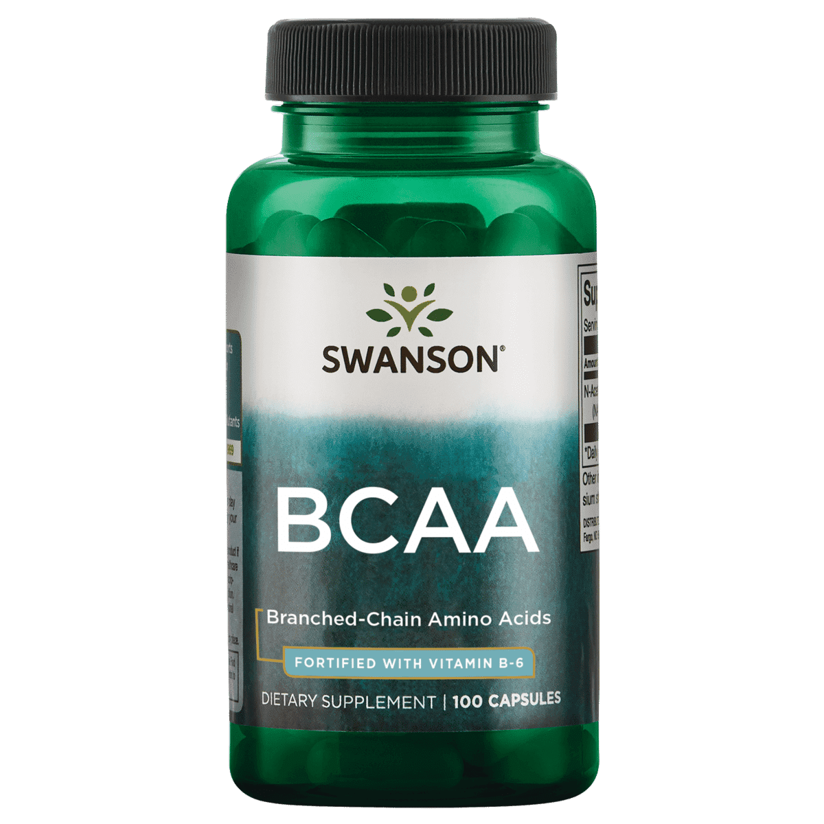 Swanson Branched-Chain Amino Acids 100 Capsules