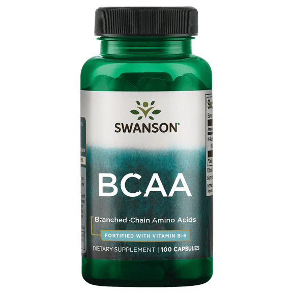 Swanson Branched-Chain Amino Acids 100 Capsules