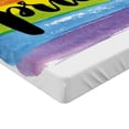 thumbnail image 2 of Ambesonne Pride Fitted Sheet 2 Pcs Set, Watercolor Art LGBT, California King, Multicolor, 2 of 3