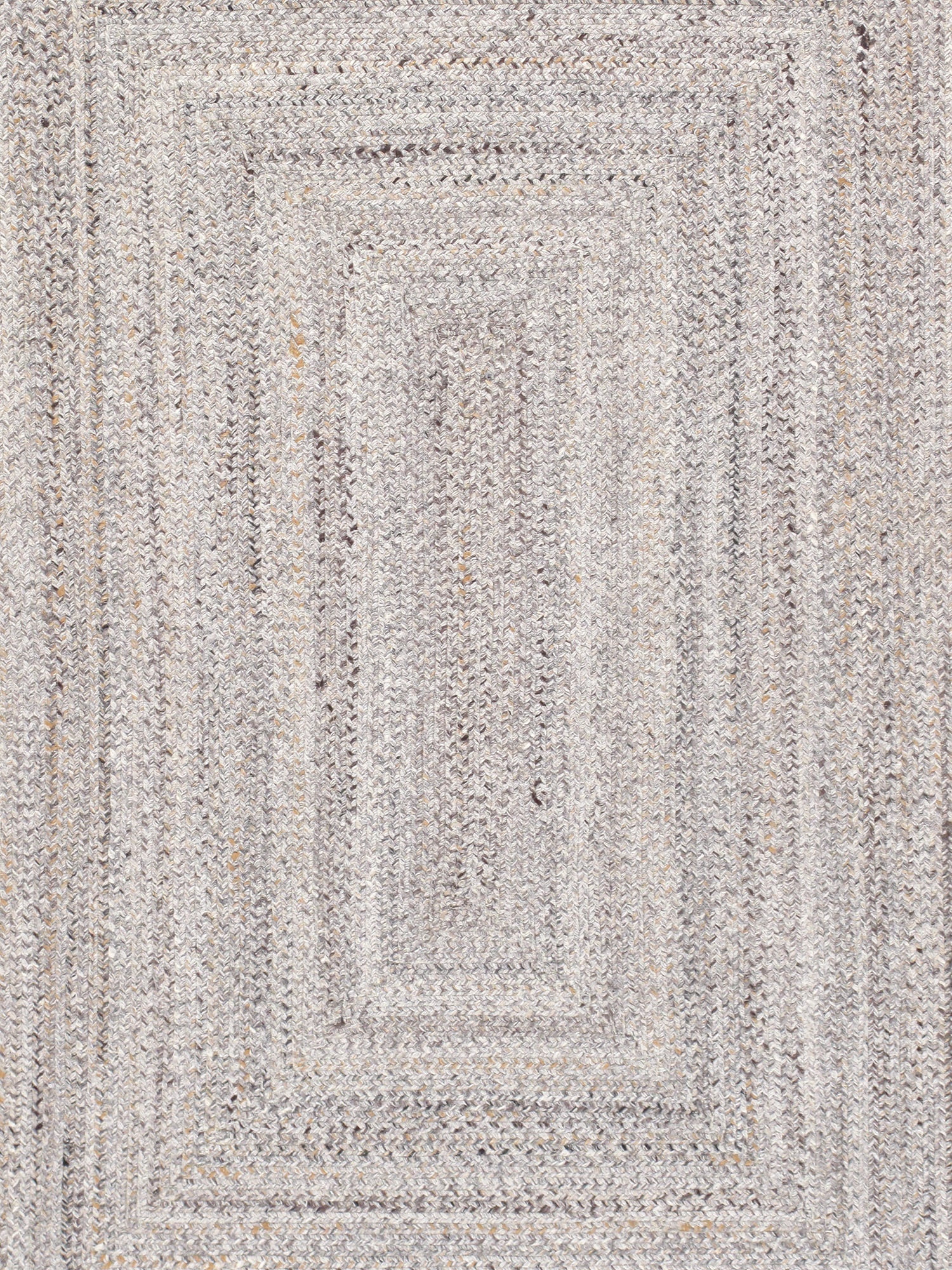 Pasargad Home Lagos 4' X 6' Hand Braided Grey/MultiColor Rug