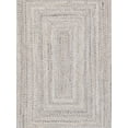 thumbnail image 2 of Pasargad Home Lagos 12' X 15' Hand Braided Grey/MultiColor Rug - All Ages, Indoors & Outdoors, 2 of 8