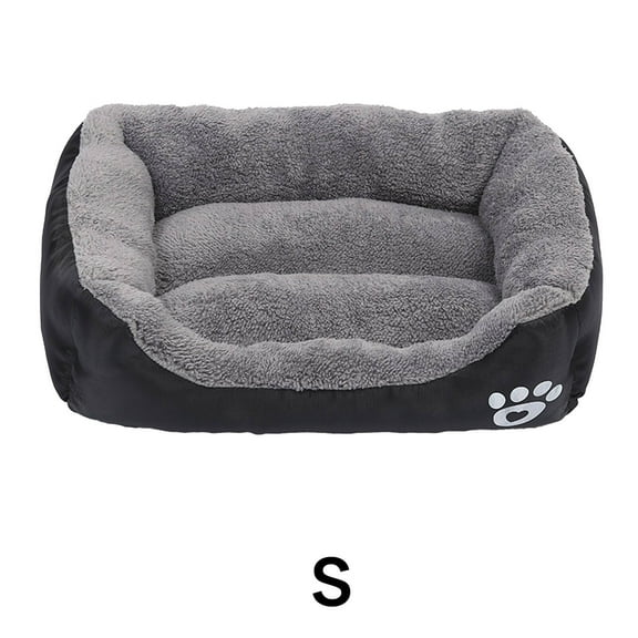 AUQ Pet Beds for Large Dogs,Soft Washable Dog Beds Large Sized Dog,Comfortable Dog Cot,Black