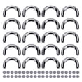 thumbnail image 2 of Conector De Metal Hebillas Bag Arch U Anillo De Forma Conector De Hebilla Con Tornillos Artesanías De Cuero Set 20, 2 of 7