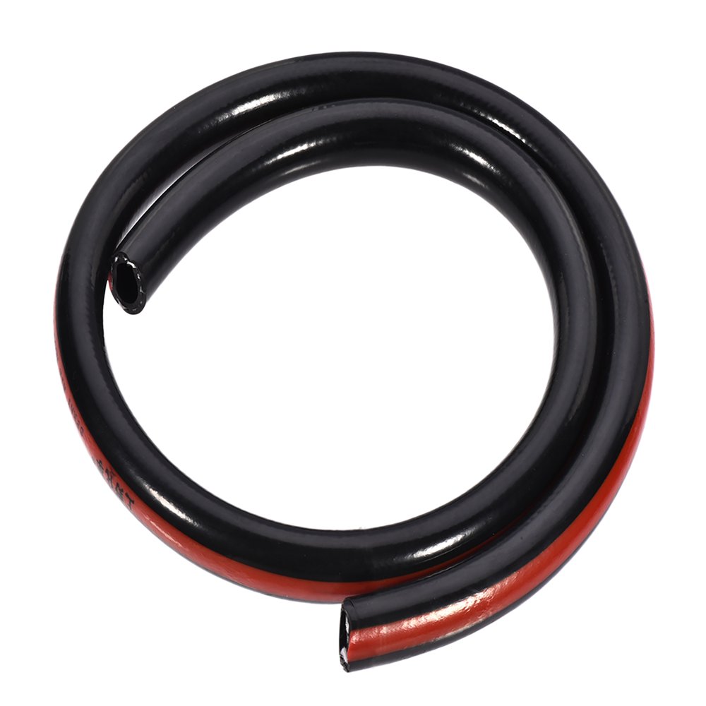 PVC Air Hose 1/2Inch x 3.3Feet Lightweight Compressed Air Hose Black