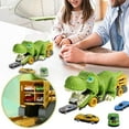 Minsida Dinosaur Themed Big Toy Car Storage Model For Kids Inertial