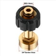 thumbnail image 4 of Rollbacks & More 2pcs M22-14mm X 3/4 Inch FGH Female Garden Hose Adaptor Water Connector for Pressure Washer, 4 of 6