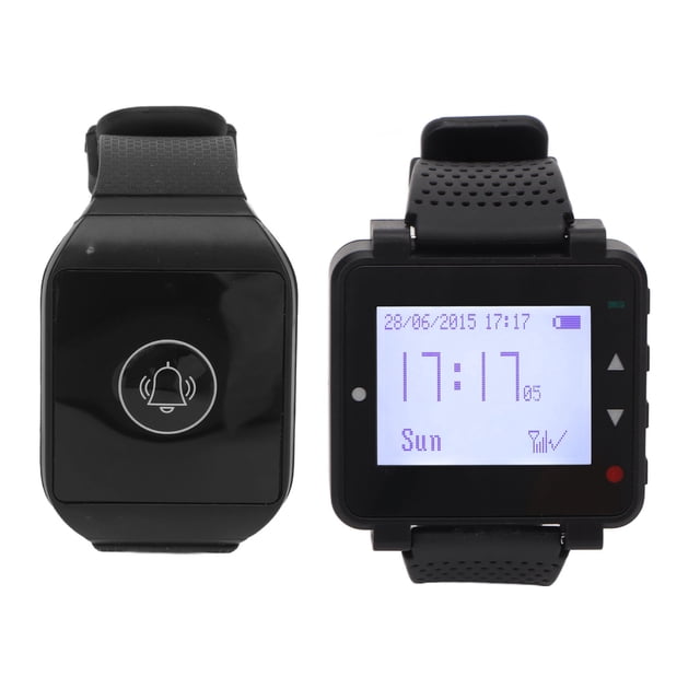 Reloj inalámbrico para cuidadores, reloj inalámbrico para cuidadores 1 Sistema de llamadas inalámbrico Reloj para cuidadores con diseño aerodinámico