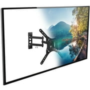 Mount-It! Full Motion TV Wall Mount with Swivel Arm for 28 32 40 43 48 50 55 Inch Flat Screen TVs
