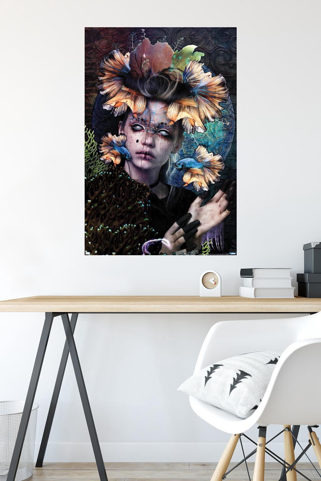 Jena DellaGrottaglia: Cosmic Zodiac - Pisces Wall Poster, 22.375" x 34"