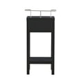 thumbnail image 6 of Linon Hoover Cabinet, Black, 1 Drawer with Top and Bottom Shelf, 6 of 14