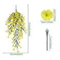 thumbnail image 3 of YiJuHui Artificial Morning Glory Garland, Realistic Silk Flower Hanging Vine, Fade-Proof Waterproof Outdoor Decor for Garden Wall Basket Patio Wedding Arch Home, 3 of 6