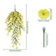 thumbnail image 3 of Simulated Fake Flower Wall Hanging Outdoor Garden Hanging Basket Decoration, 3 of 6