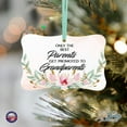 thumbnail image 4 of Inspiring Grandparents Christmas White Scalloped Ornament 4x2.5in - Only the Best Parents, 4 of 8