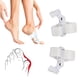 thumbnail image 2 of Férula para hallux valgus, corrector de juanete, férula para hallux valgus, separador de dedos, instalación sencilla, 2 of 11