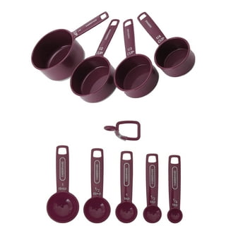 8-Piece Measuring Spoon and Cup Set, Red – Ofmax Homes