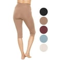 thumbnail image 3 of Stretch Is Comfort Women's and Plus Ultra Flex High Waist Knee Length Leggings | Adult Small- 5x, 3 of 7