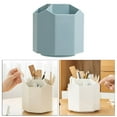 thumbnail image 4 of Multifunction Rotated Pen Holder 5 Slot Makeup Brush Desk Organizer - blue, 4 of 10
